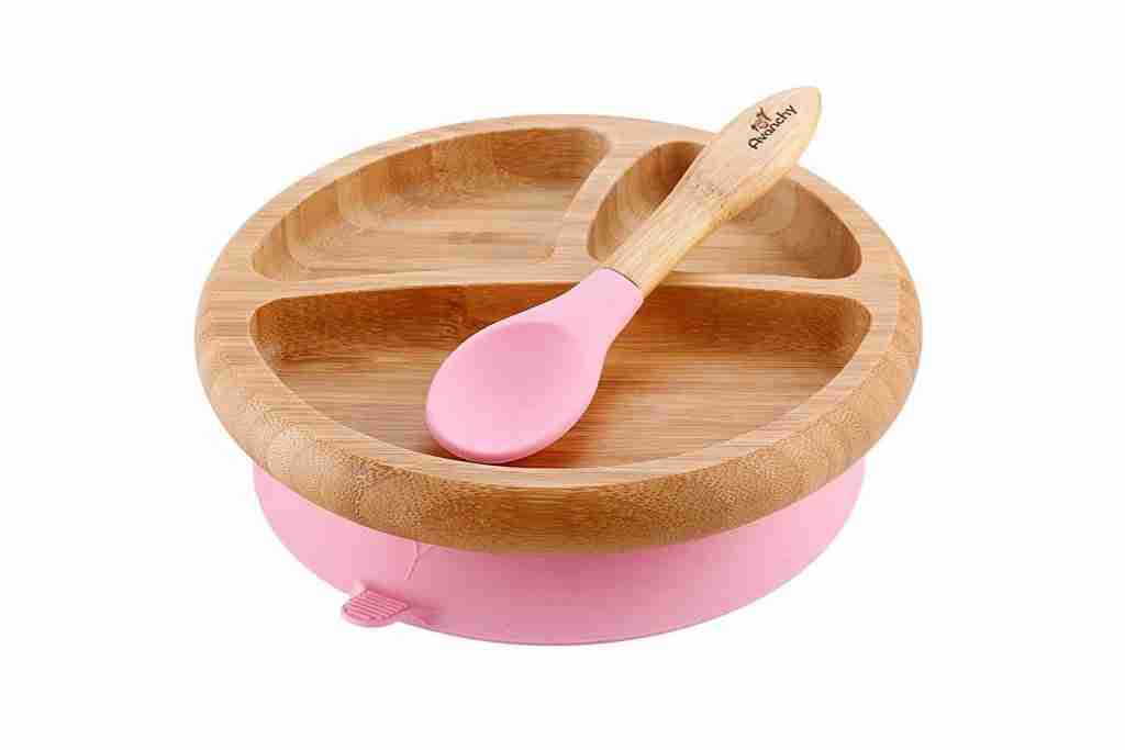 Avanchy bamboo baby plate
