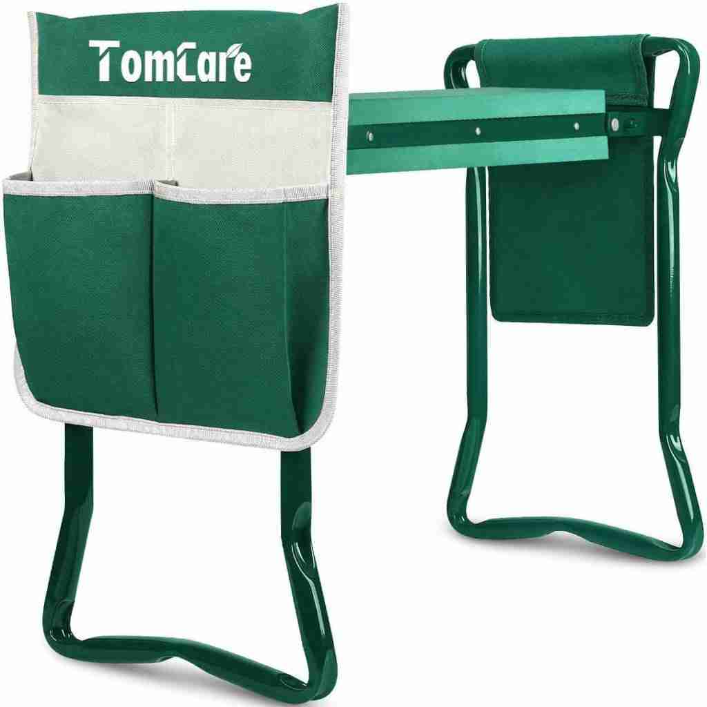 TomCare Garden Kneeler Seat Garden Bench long handled tools for elderly