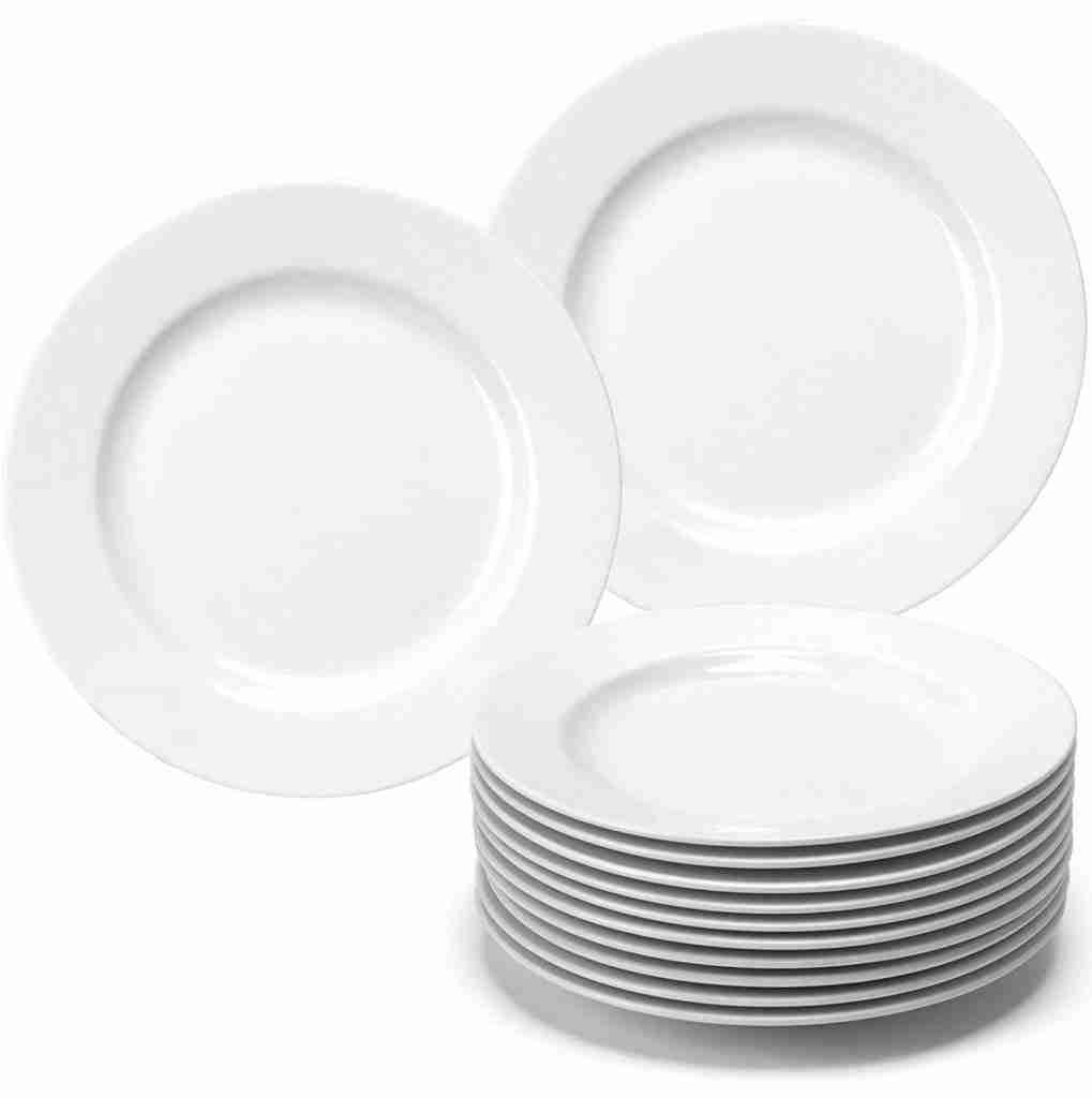 AmHomel 8.75 Inch Dinner Plates is corelle lead and cadmium free