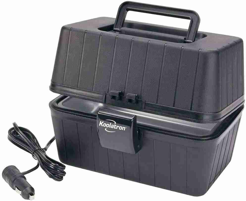 Koolatron 12V Black Heating Lunch Box Stove low watt microwave for camping