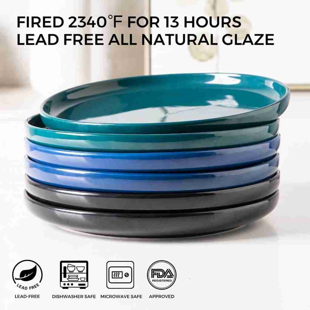 Amorarc ceramic dinner plates for oven use
