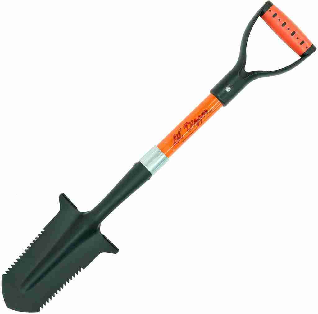 serrated heavy duty best shovel for digging in clay