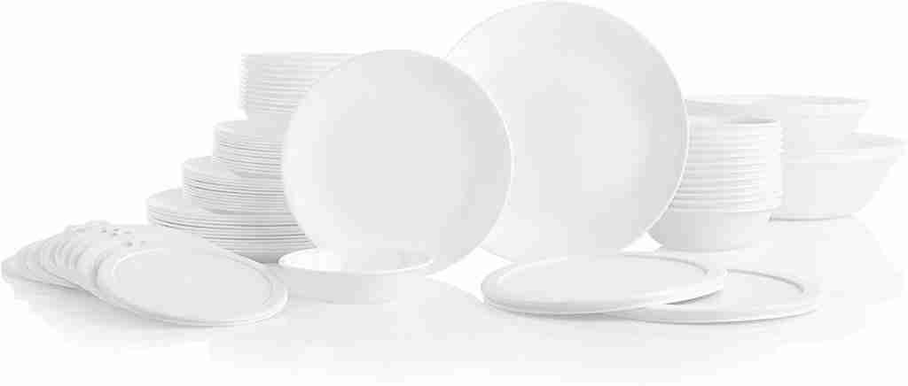 Corelle  Winter Frost White Dinnerware Set 78 Piece is corelle lead and cadmium free