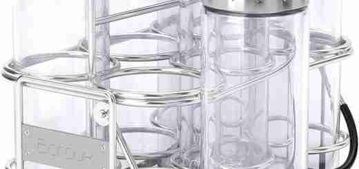 Boroux Original Starter Kit - 6 Pure Borosilicate 16.9 oz borosilicate glass water bottle made in usa