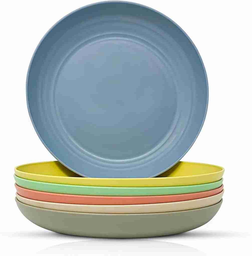 Bamboo Fiber Plastic Plates Set are bamboo plates safe for babies