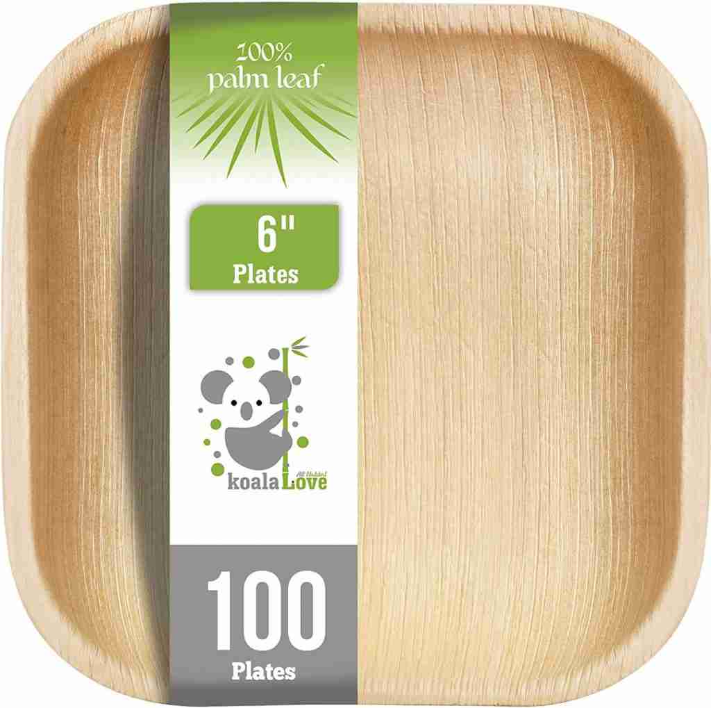 Palm Leaf Plates Bamboo Plates Disposable palm leaf vs bamboo plates