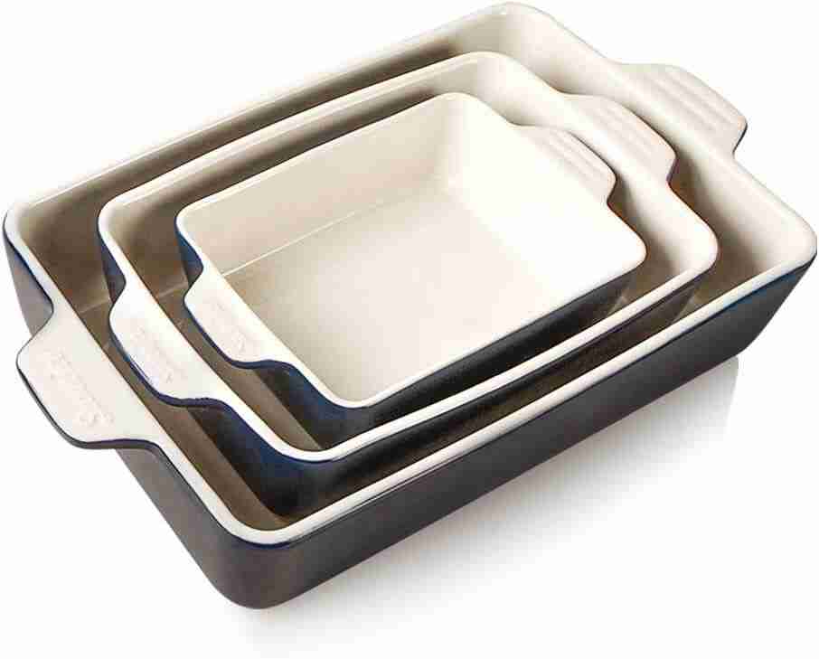 SWEEJAR Ceramic Bakeware Set is corningware lead and cadmium free