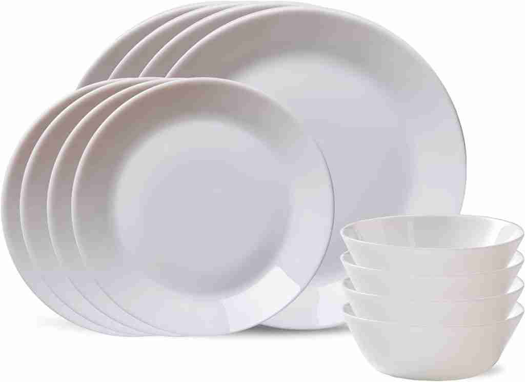 Corelle MilkGlass 12-Piece Dinnerware Set Does Corelle dinnerware break? 