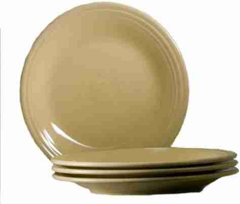 Fiesta 10 Inch Dinner Plate (1) What is fiestaware made of? 