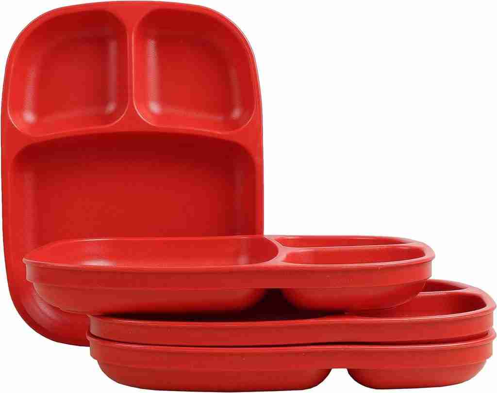 Re Play Made in USA 4pk Red Large Sandwich Divided Plates Is Fiestaware made in the USA? 